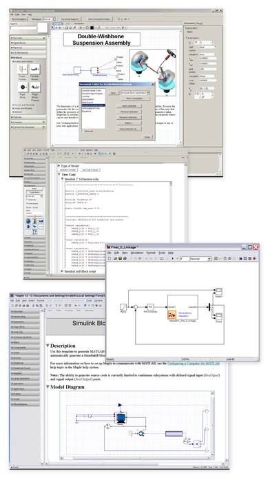 Conjunto de Herramientas de Conectividad de MapleSim para ayudar a mejorar y potenciar los modelos Simulink